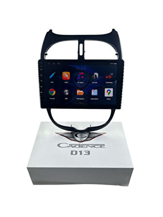 PEUGEOT 206 2006-2011 CADENCE D13 YENİ SERİ İŞLEMCİLİ PRO OEM MULTİMEDİA