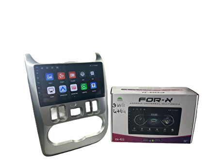 DACİA SANDERO-DUSTER 2010-2013 FORX 4-64 PROFESYONEL OEM MULTİMEDİA