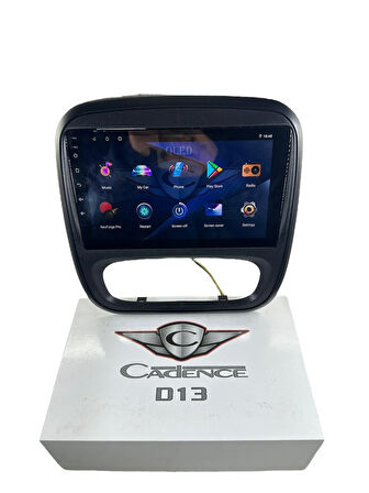 RENAULT TRAFİC 2014-2021 CADENCE D13 YENİ SERİ İŞLEMCİLİ PRO OEM MULTİMEDİA