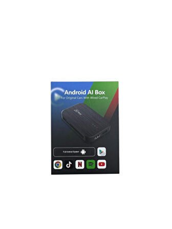 Android Al Box 4 Ram 64 Hafıza Orijinal Araç Teyp Kablosuz Carplay/Android Dönüştürücü