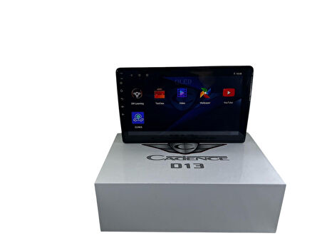 TÜM ARAÇLARA UYGUN TEK DİN 10'' CADENCE D13 YENİ SERİ İŞLEMCİLİ PRO OEM MULTİMEDİA