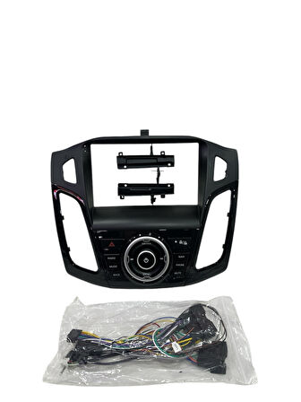 FORD FOCUS 2 SİYAH 9'' Multimedya Çerçevesi (Yüksek kalite)