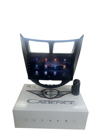 HYUNDAİ ACCENT BLUE SİYAH 2011-2013 CADENCE R15 (DVR KAYIT CİHAZI HEDİYE) PRO OEM MULTİMEDİA