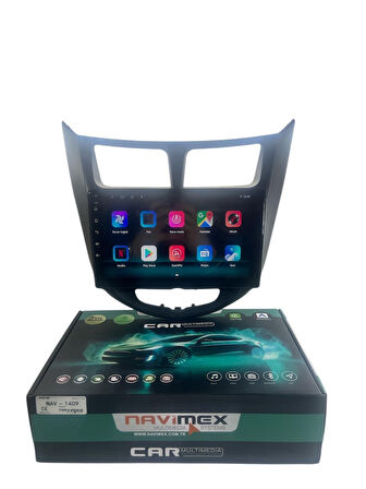 HYUNDAİ ACCENT BLUE SİYAH 2011-2013 NAVİMEX 8-128 (FANLI) PROFESYONEL OEM MULTİMEDİA