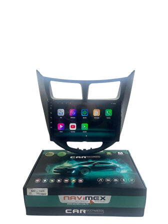 HYUNDAİ ACCENT BLUE SİYAH 2011-2013 NAVİMEX 8-128 (FANLI) PROFESYONEL OEM MULTİMEDİA