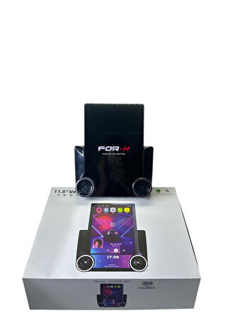 FOR-X DUAL KNOB 2K TESLA EKRAN TÜM 9 VE 10 İNÇ ÇERÇEVELERE UYUMLU PROFESYONEL MULTİMEDİA