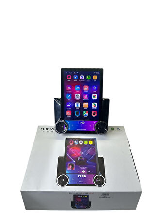FOR-X DUAL KNOB 2K TESLA EKRAN TÜM 9 VE 10 İNÇ ÇERÇEVELERE UYUMLU PROFESYONEL MULTİMEDİA