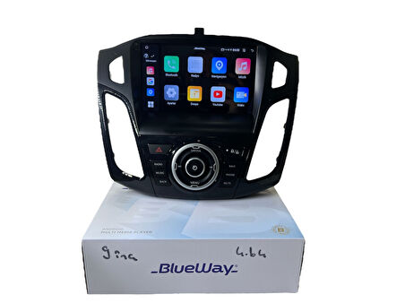 Ford Focus 3-3.5 SİYAH BLUEWAY 4-64 PROFESYONEL OEM MULTİMEDİA