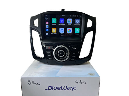 Ford Focus 3-3.5 SİYAH BLUEWAY 4-64 PROFESYONEL OEM MULTİMEDİA