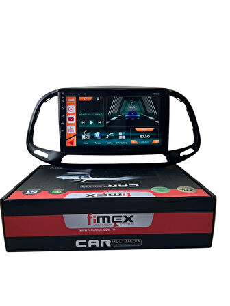 Fiat Doblo 2014-2020 FİMEX 4-64 (FANLI) DSPLİ PRO OEM MULTİMEDİA