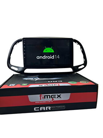 Fiat Doblo 2014-2020 FİMEX 4-64 (FANLI) DSPLİ PRO OEM MULTİMEDİA