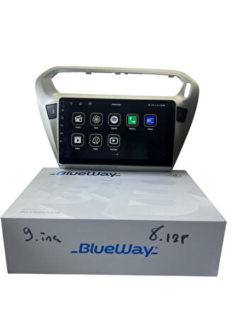 Peugeot 301 - C-Elysee (Şampanya) BLUEWAY 8-128 TAM PROFESYONEL OEM MULTİMEDİA