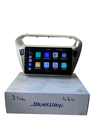 Peugeot 301 - C-Elysee (Şampanya) BLUEWAY 4-64 PROFESYONEL OEM MULTİMEDİA