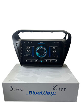 Pejo 301 -Citroen C-elyse (Siyah) BLUEWAY 8-128 TAM PROFESYONEL OEM MULTİMEDİA