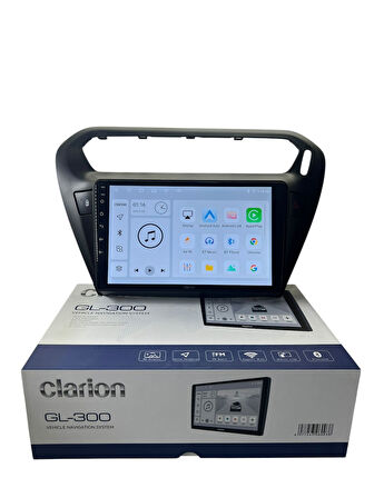 Pejo 301 -Citroen C-elyse (Siyah) CLARİON 4-64 TAM PROFESYONEL OEM MULTİMEDİA (ORJ)