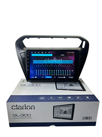 Pejo 301 -Citroen C-elyse (Siyah) CLARİON 4-64 TAM PROFESYONEL OEM MULTİMEDİA (ORJ)
