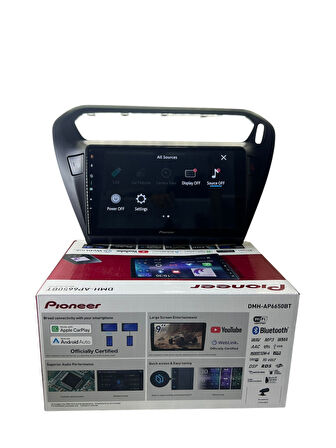 Pejo 301 -Citroen C-elyse (Siyah) PİONEER 4-64 TAM PROFESYONEL OEM MULTİMEDİA