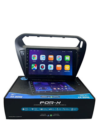 Pejo 301 -Citroen C-elyse (Siyah) FORX 6-128 TAM PROFESYONEL OEM MULTİMEDİA