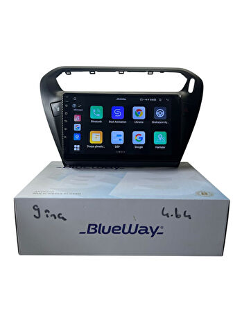 Pejo 301 -Citroen C-elyse (Siyah) BLUEWAY 4-64 PROFESYONEL OEM MULTİMEDİA