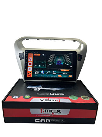 Pejo 301 Citroen C-elyse (Gri) FİMEX 4-64 (FANLI) DSPLİ PRO OEM MULTİMEDİA