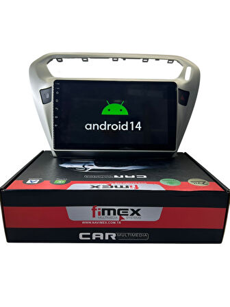 Pejo 301 Citroen C-elyse (Gri) FİMEX 4-64 (FANLI) DSPLİ PRO OEM MULTİMEDİA