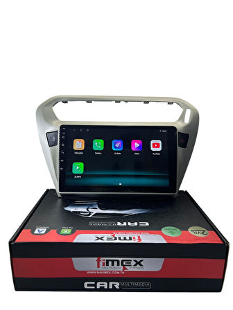 Pejo 301 Citroen C-elyse (Gri) FİMEX 4-64 (FANLI) DSPLİ PRO OEM MULTİMEDİA