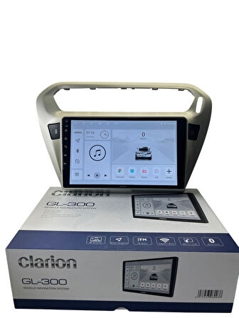 Pejo 301 Citroen C-elyse (Gri) CLARİON 4-64 TAM PROFESYONEL OEM MULTİMEDİA (ORJ)