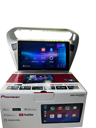 Pejo 301 Citroen C-elyse (Gri) PİONEER 4-64 TAM PROFESYONEL OEM MULTİMEDİA