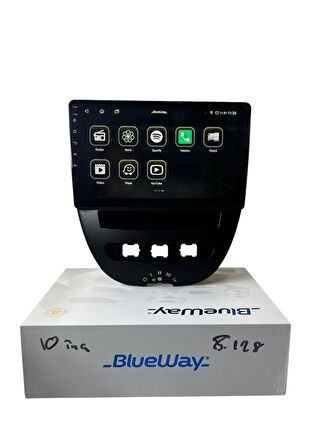 Peugeot 107 BLUEWAY 8-128 TAM PROFESYONEL OEM MULTİMEDİA