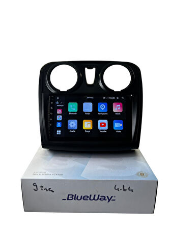 Dacia Lodgy-Dokker (9'') BLUEWAY 4-64 PROFESYONEL OEM MULTİMEDİA