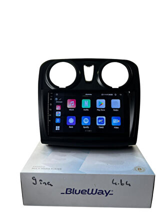 Dacia Lodgy-Dokker (9'') BLUEWAY 4-64 PROFESYONEL OEM MULTİMEDİA
