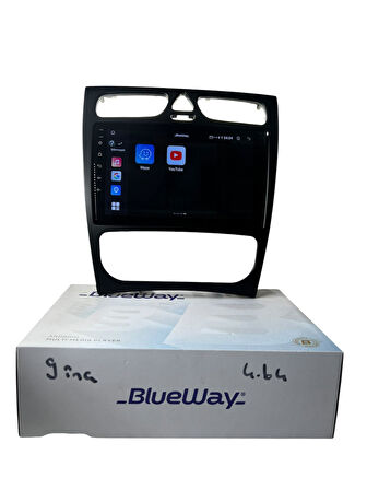 Mercedes w203-w209 BLUEWAY 4-64 PROFESYONEL OEM MULTİMEDİA