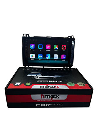 Mercedes Sprinter-WW Crafter FİMEX 4-64 (FANLI) DSPLİ PRO OEM MULTİMEDİA