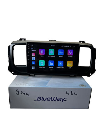 Citroen Jumpy 2017-2022 BLUEWAY 4-64 PROFESYONEL OEM MULTİMEDİA