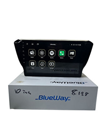 Skoda SuperB 2015-2018 BLUEWAY 8-128 TAM PROFESYONEL OEM MULTİMEDİA