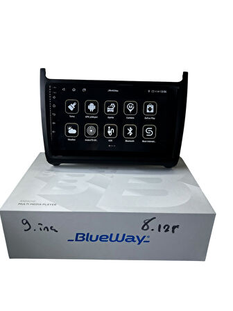 WW Polo 2009-2016 BLUEWAY 8-128 TAM PROFESYONEL OEM MULTİMEDİA