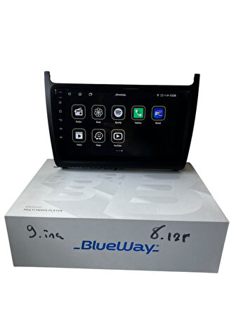 WW Polo 2009-2016 BLUEWAY 8-128 TAM PROFESYONEL OEM MULTİMEDİA