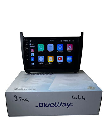 WW Polo 2009-2016 BLUEWAY 4-64 PROFESYONEL OEM MULTİMEDİA