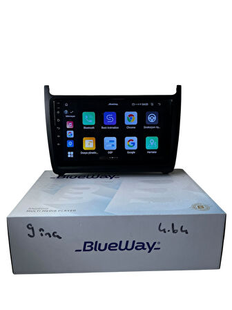 WW Polo 2009-2016 BLUEWAY 4-64 PROFESYONEL OEM MULTİMEDİA