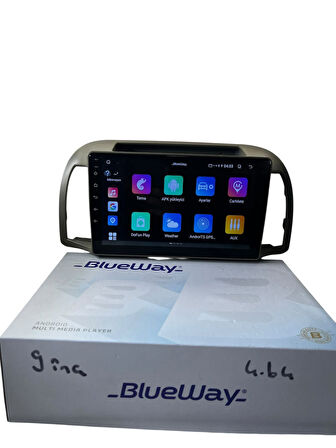 Nissan Micra 2002-2010 BLUEWAY 4-64 PROFESYONEL OEM MULTİMEDİA