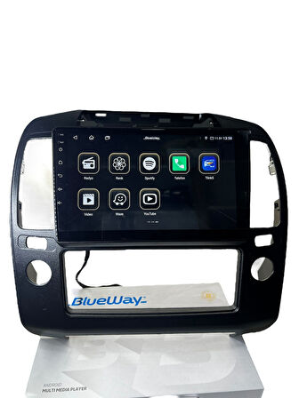 Nissan Navara 2006-2010 BLUEWAY 8-128 TAM PROFESYONEL OEM MULTİMEDİA