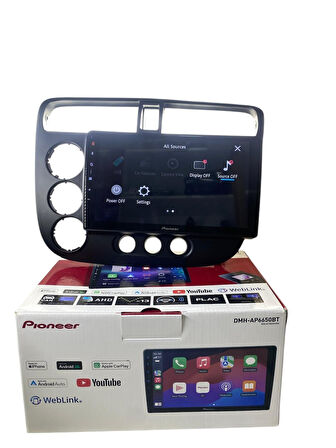 Honda Civic VTECH 2 PİONEER 4-64 TAM PROFESYONEL OEM MULTİMEDİA