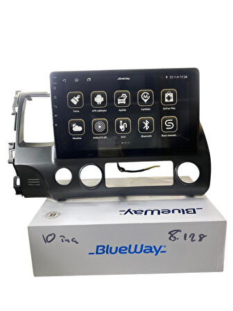 Honda Civic Fd6 BLUEWAY 8-128 TAM PROFESYONEL OEM MULTİMEDİA