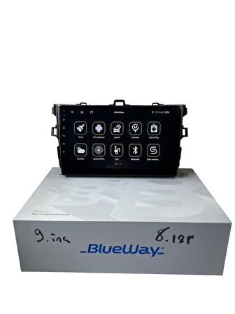 Toyota Corolla 2007-2013 BLUEWAY 8-128 TAM PROFESYONEL OEM MULTİMEDİA