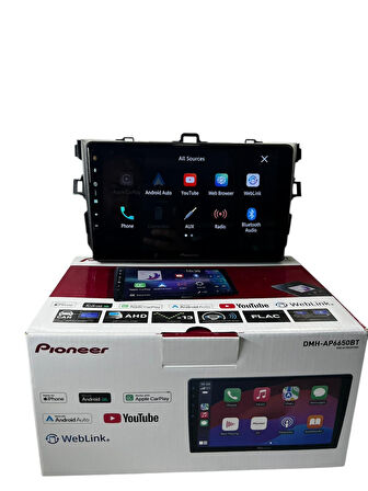 Toyota Corolla 2007-2013 PİONEER 4-64 TAM PROFESYONEL OEM MULTİMEDİA