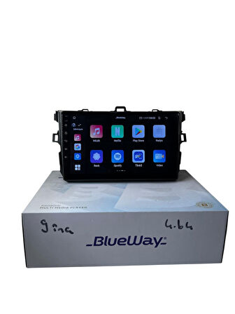 Toyota Corolla 2007-2013 BLUEWAY 4-64 PROFESYONEL OEM MULTİMEDİA