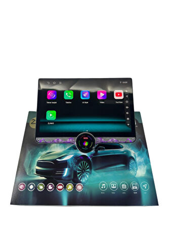 NAVİMEX GEMSTONE QLED TÜM 9''-10İNÇ ÇERÇEVELERE UYUMLU PROFESYONEL 11.8 MULTİMEDYA