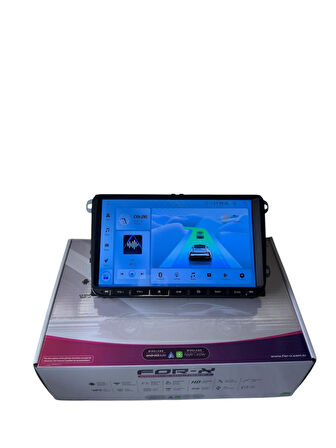 TÜM VOLKSWAGEN 2004-2013 Siyah For-X 4-64 9'' PROFESYONEL TAM OEM