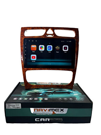 Mercedes C Class 2002-2004 NAVİMEX 6-128 (FANLI) PROFESYONEL OEM MULTİMEDİA