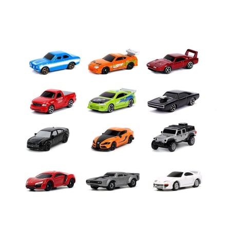 Simba Oyuncak Hızlı ve Öfkeli Sürpriz Paket Nano Model Cars 9335404314R00